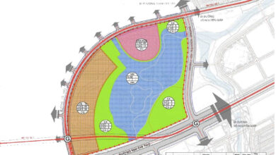 Sơ đồ Sun Group trung tâm hành chính tại Thủ Thiêm