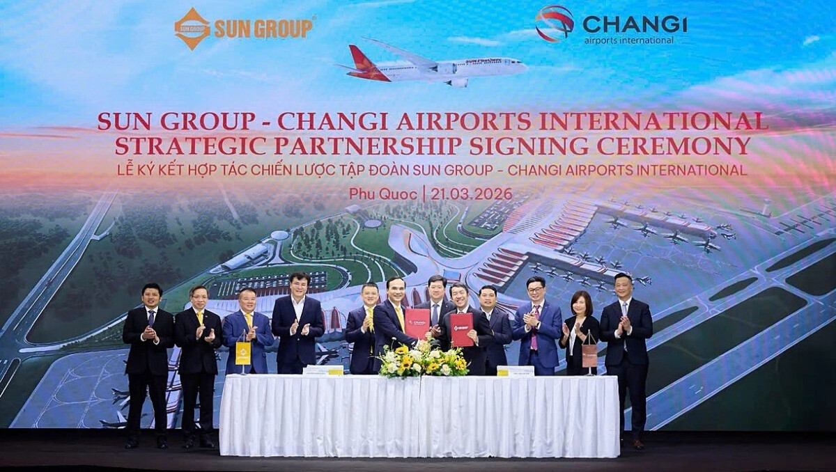 Sun Group hợp tác Changi Airports International vận hành sân bay Phú Quốc